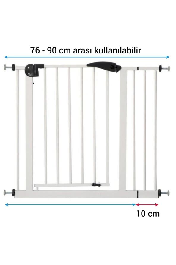 Wellgro Güvenlik Kapısı 76-90 cm Arası Kullanım İmkanı - 3