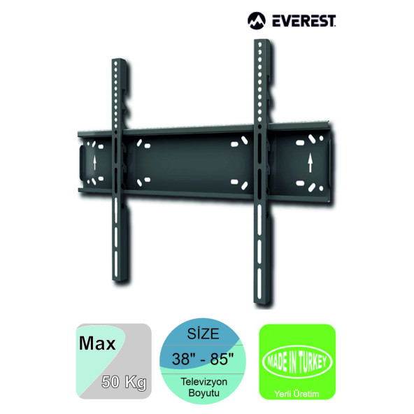 Everest TK-4085 40-85 inç Sabit Televizyon Askı Aparatı - 7