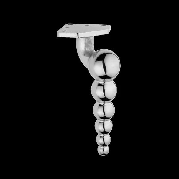 Mobilya Metal Ayak Galaxy Krom Koltuk Ayağı Komidin Tv Ünitesi Ayağı 16 Cm Robot Süpürgeye Uygun - Resim 3