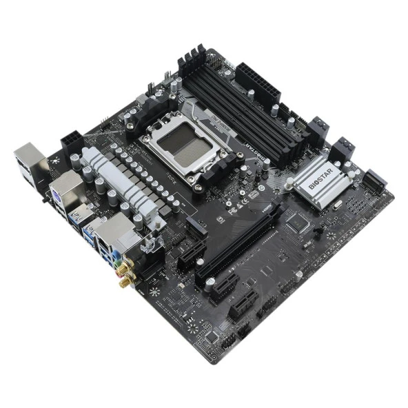 Biostar B650MP-E PRO DDR5 6000MHz AM5 S+V+GL Micro ATX Anakart - 3