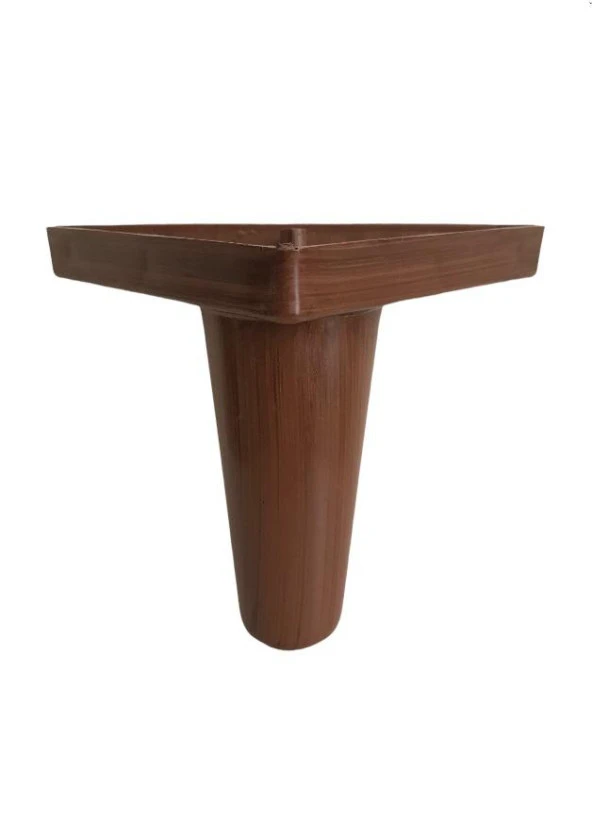 Bella Lükens Ayak Mobilya Koltuk Çekyat Ayağı 12 cm Ceviz Kanepe Baza 1 Adet