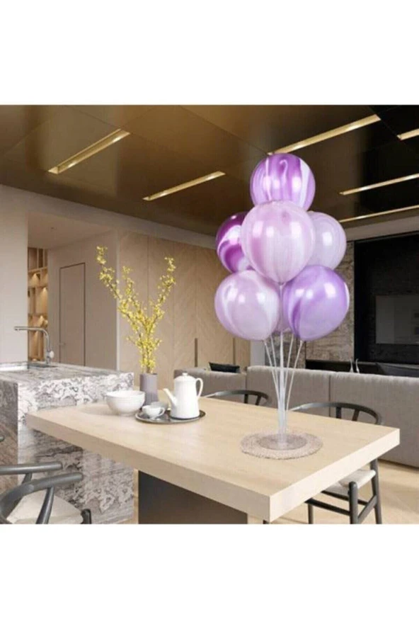Balon Süsleme Standı 7 Çubuklu Balon Stand - 3