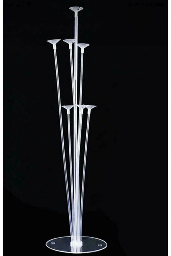 Balon Süsleme Standı 7 Çubuklu Balon Stand - 4