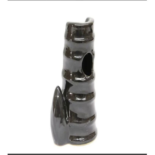 qosrix Seramik Bambu Geri Akış Şelale Tütsülük Buhurdanlık Konik Tütsü Uyumlu Oda Kokusu - Resim 3