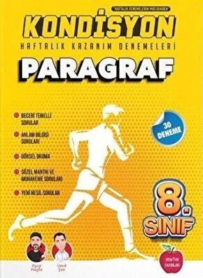 8.SINIF KONDİSYON HAFTALIK KAZANIM DENEMELERİ 30 HAFTA-- PARAGRAF DENEMESİ