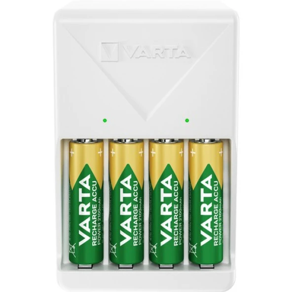 Varta Plug Charger Şarj Cihazı + 4 adet 2100mAh AA Şarj Edilebilir Pil - 2