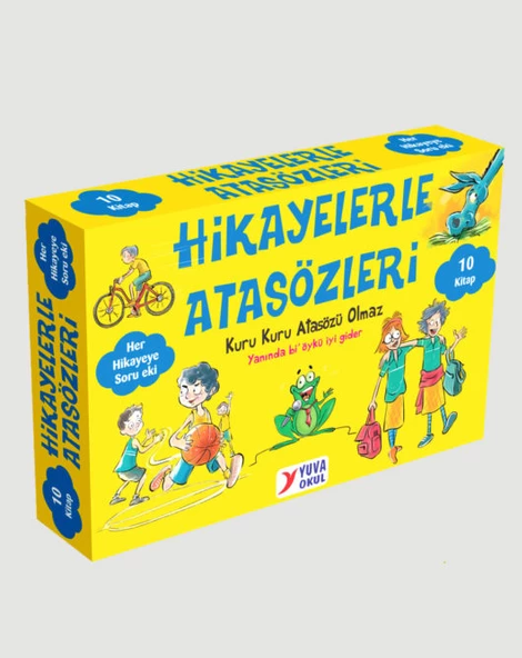 Hikayelerle Atasözleri KUTULU SET + SORU KİTAPÇIĞI