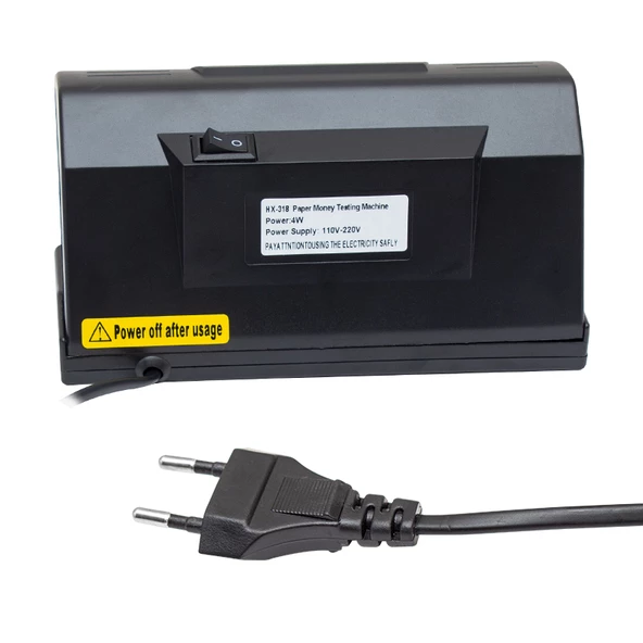 Powermaster PM-47124 Watt UV Işıklı Para Kontrol Cihazı Ve Çek Kontrol Makinesi - 2