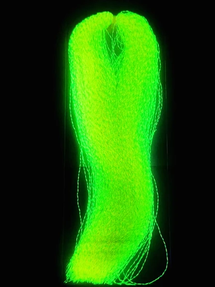 eagenset Fosforlu Karanlıkta Parlayan, Sarı Glow Luminous in Dark Ultraviyole (UV) Neon 1 Adet Poşet Çapari Simi - 11