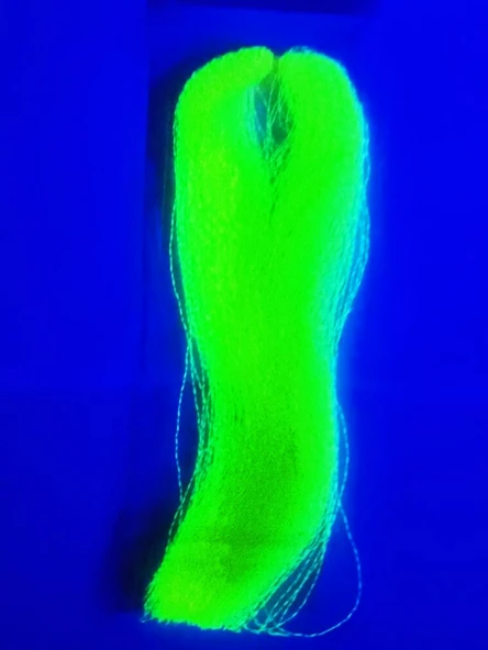 eagenset Fosforlu Karanlıkta Parlayan, Sarı Glow Luminous in Dark Ultraviyole (UV) Neon 1 Adet Poşet Çapari Simi - 12