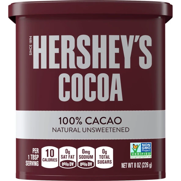 Hershey's Şekersiz Kakao Tozu 226GR