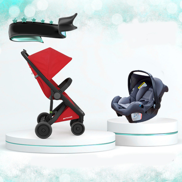 Greentom Classic Bebek Arabası + Jixy Oto Koltuğu Travel Set - 8