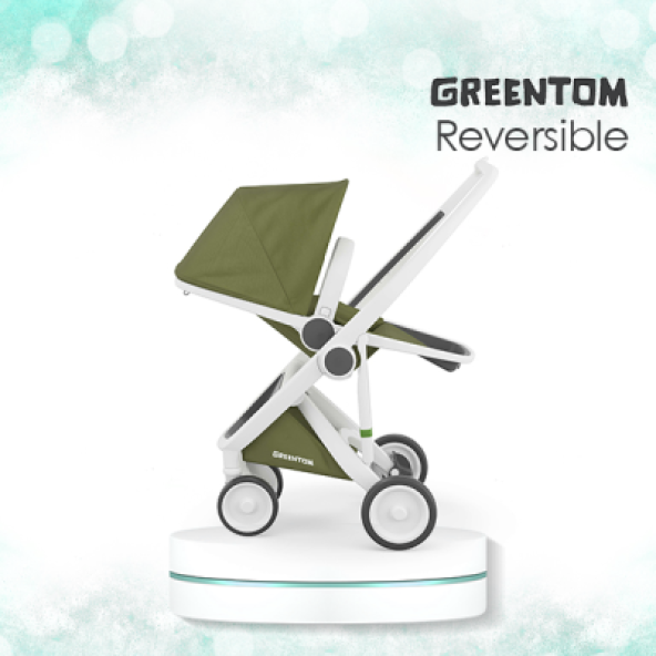 Greentom Reversible Çift Yönlü Bebek Arabası - 5