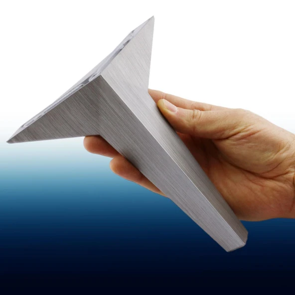 Mobilya Kanepe Çekyat Sehpa TV Ünitesi Baza Koltuk Ayağı Çekyat Renk Saten Eskitme 12 cm Ayak - Resim 5