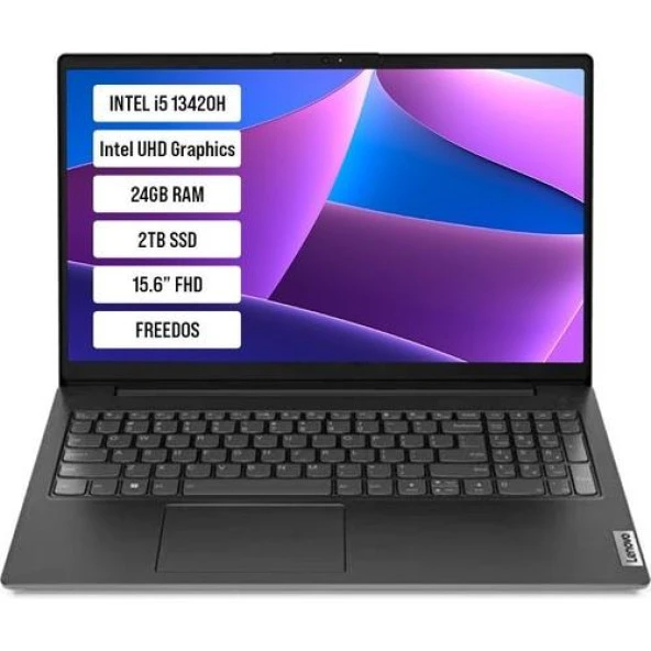 Lenovo V15 G4 83A1008XTR-11 i5-13420H 24GB 2TB SSD 15.6'' FreeDos Taşınabilir Bilgisayar