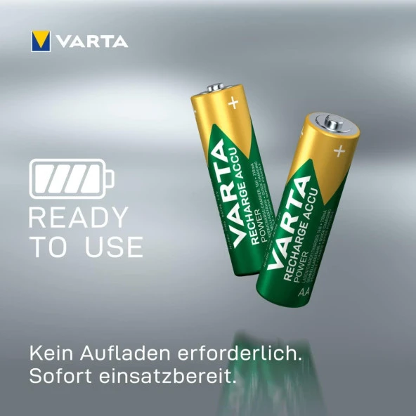 Varta Şarj Edilebilir Accu Kalem Pil AA 2700 Mah 2 li - 4