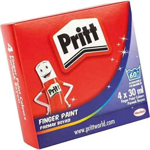 Pritt Parmak Boyası 4 Renk 30ml