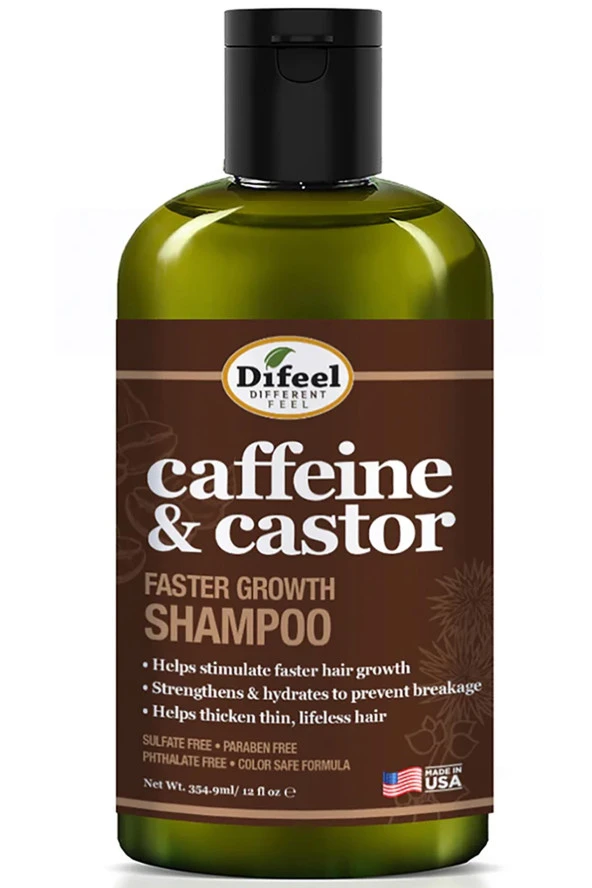 Difeel Caffeine & Castor Faster Growth Şampuan 354.9ML