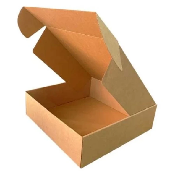 31x31x6cm Kilitli Kutu - Kraft