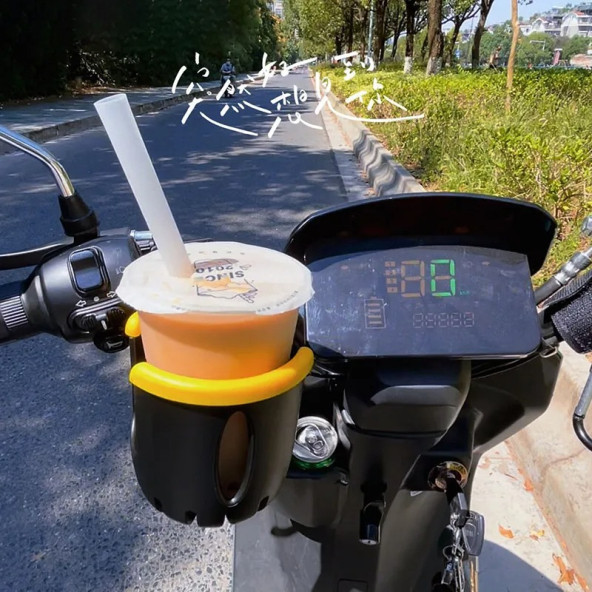 TechTic Bisiklet Bebek Arabası İçin Biberon Tutucu Bardak Şişe Tutucu Sağlam Plastik Dağ Bisikleti Motosiklet