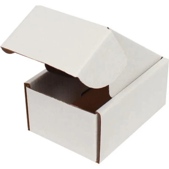10x7x4,5cm Kilitli Kutu - Beyaz