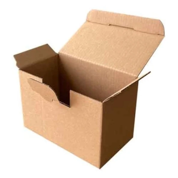 12x7x8cm Kilitli Kutu - Kraft