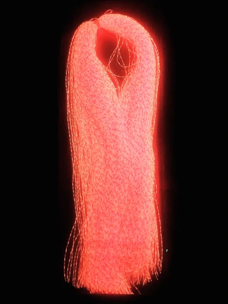 eagenset Fosforlu Karanlıkta Parlayan, Pembe Glow Luminous in Dark Ultraviyole (UV) Neon 1 Adet Poşet Çapari Simi - 11