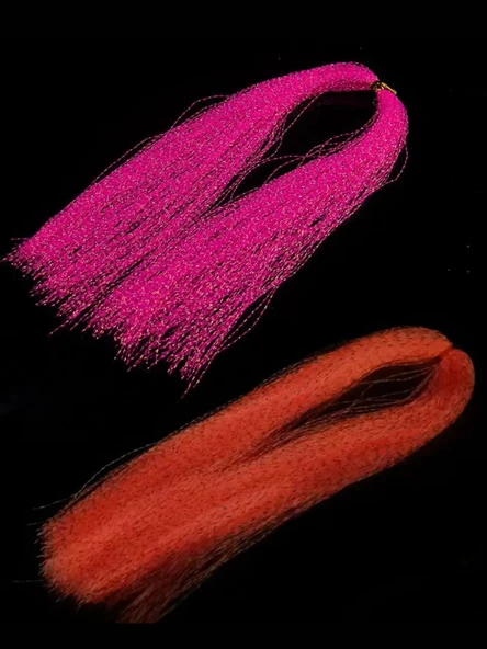 eagenset Fosforlu Karanlıkta Parlayan, Pembe Glow Luminous in Dark Ultraviyole (UV) Neon 1 Adet Poşet Çapari Simi - 2