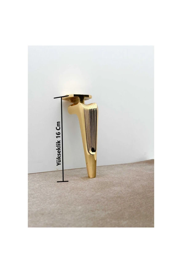 Legend Gold Mobilya Koltuk Ayağı Chester Komidin Tv Ünitesi Vestiyer Ayağı 16 Cm 4 Adet - Resim 2