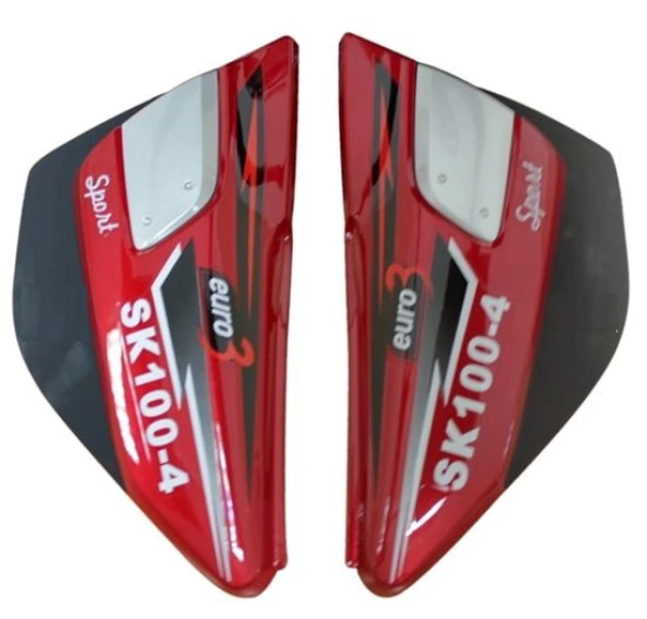 Falcon Çelik Sk100 Yan Kapak Sağ-Sol Takım Kırmızı ürün görseli 1