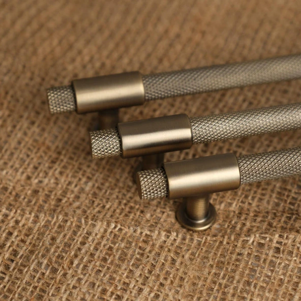 Punch Kulp Mobilya Dolap Mutfak Çekmece Kulbu Antik Sarı 128 mm 1 Adet - 2