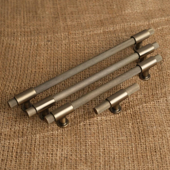 Punch Kulp Mobilya Dolap Mutfak Çekmece Kulbu Antik Sarı 224 mm 1 Adet ürün görseli