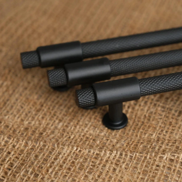 Punch Kulp Mobilya Dolap Mutfak Çekmece Kulbu Mat Siyah 192 mm 1 Adet - Resim 2