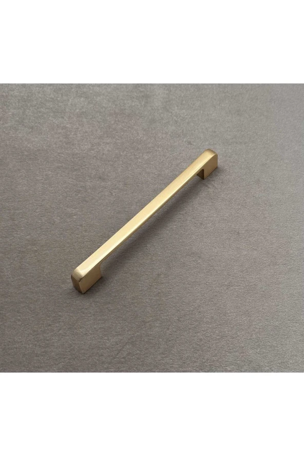 Mat Altın Tv Ünitesi Vestiyer Yatak Odası Mutfak Dolap Çekmece Kulpu 128 Mm (12,8 Cm) 1 Adet