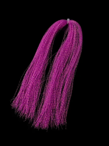 eagenset Fosforlu Karanlıkta Parlayan, Mor Glow Luminous in Dark Ultraviyole (UV) Neon 1 Adet Poşet Çapari Simi - 4