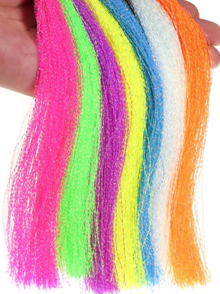 eagenset Fosforlu Karanlıkta Parlayan, Mor Glow Luminous in Dark Ultraviyole (UV) Neon 1 Adet Poşet Çapari Simi - 8
