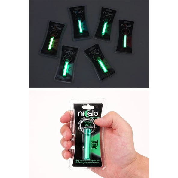 GEARAID Işık Fosforlu Ni-Glo, Parlayan Anahtarlık - 3