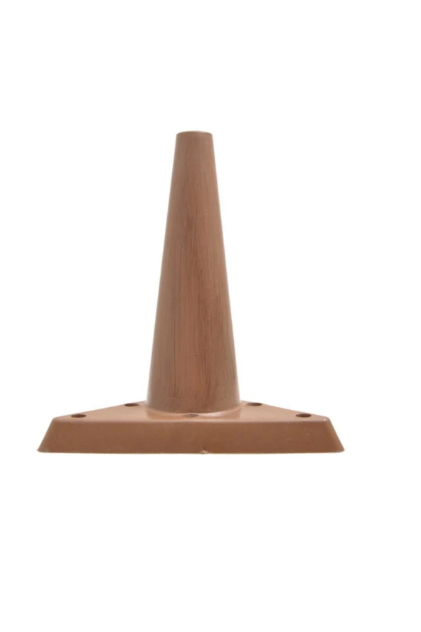 Sena Plastik Ayak Baza Ayağı Koltuk - Kanepe Ayağı Puf-tv Ünitesi Ayağı 4 Adet 20 Cm Ceviz Renk - Resim 2