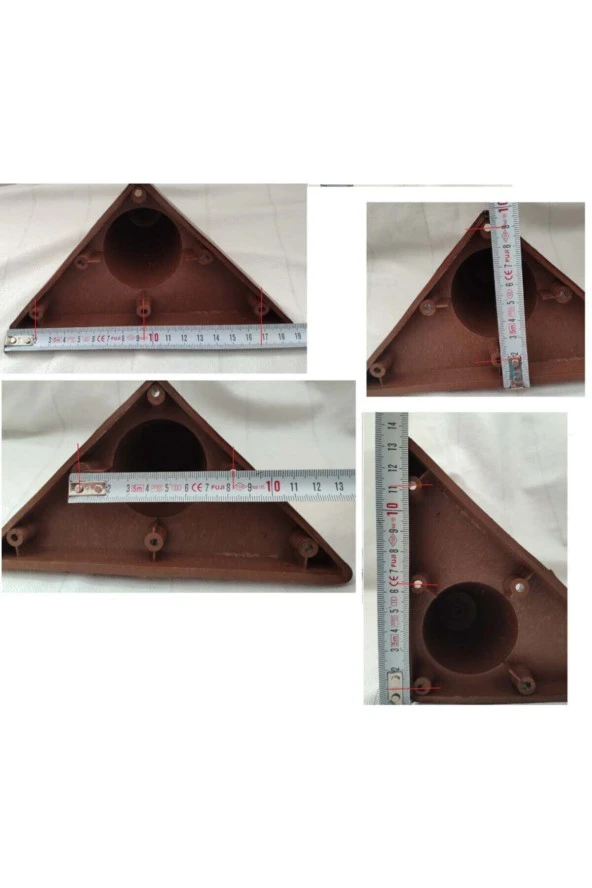 Sena Plastik Ayak Baza Ayağı Koltuk - Kanepe Ayağı Puf-tv Ünitesi Ayağı 4 Adet 20 Cm Ceviz Renk - Resim 5