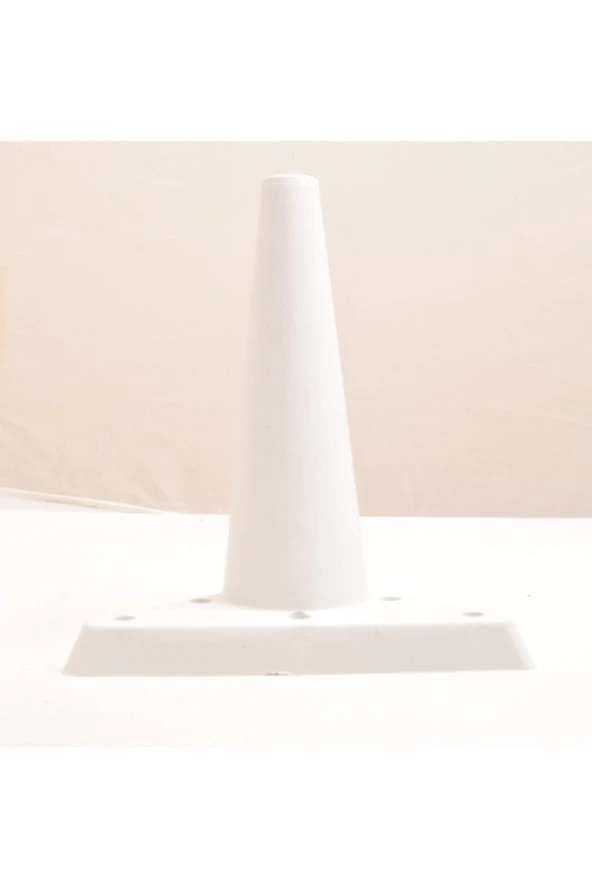 Sena Plastik Ayak Baza Ayağı Koltuk 4 Adet Kanepe Ayağı Puf-tv Ünitesi Ayağı  20 Cm Beyaz Renk - Resim 2