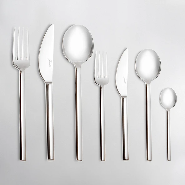 Jumbo 8100 84 Parça 12 Kişilik Çatal Kaşık Bıçak Takımı - Resim 3