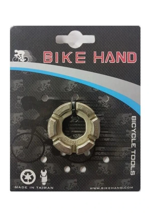 BİKE HAND Bisiklet Jant Akort Anahtarı 14G/15G YC-6A Tel Başları İle Uyumlu