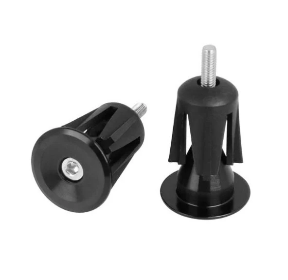 İmpact Alüminyum Vidalı Bisiklet Gidon Tıpası - HD-B11 Siyah ürün görseli