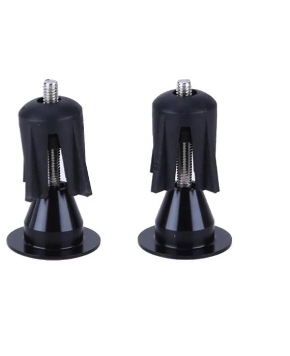 İmpact Alüminyum Vidalı Bisiklet Gidon Tıpası - HD-B11 Siyah - Resim 3