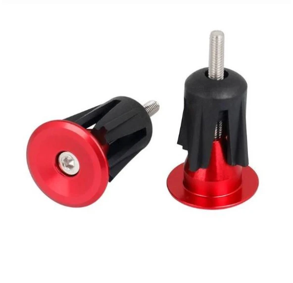 İmpact Alüminyum Vidalı Bisiklet Gidon Tıpası - HD-B11 Kırmızı ürün görseli