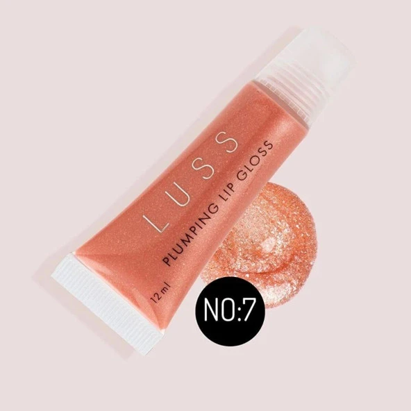 Luss Lip Gloss No:7 Plumping Effect Terracotta 12 ml Dudak Parlatıcı - 2