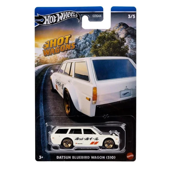 Hot Wheels Hot Wagons DATSUN BLUEBIRD WAGON (510) HRR88 - 2