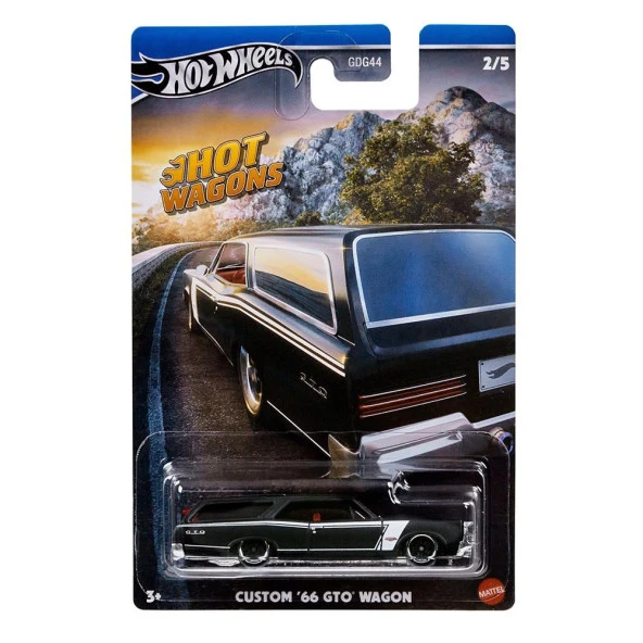 Hot Wheels Hot Wagons CUSTOM 66 GTO WAGON HRR87