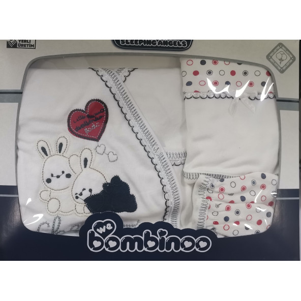 5 li zıbın seti hastane çıkışı pamuklu