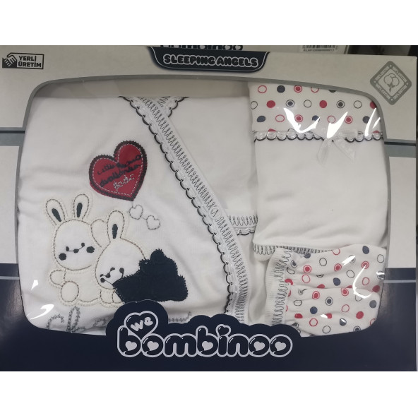 5 li zıbın seti hastane çıkışı pamuklu - 2